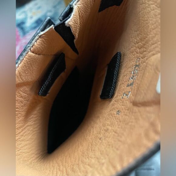 Equestrian Tall Leather Authentic Riding Boots Black 8 - Picture 6 of 12